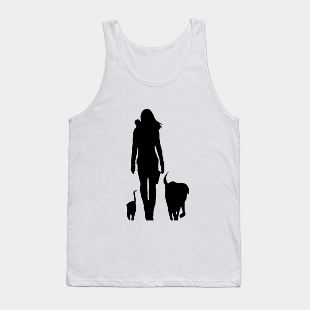 The Dog, The Cat and The Archer Tank Top by kitispa